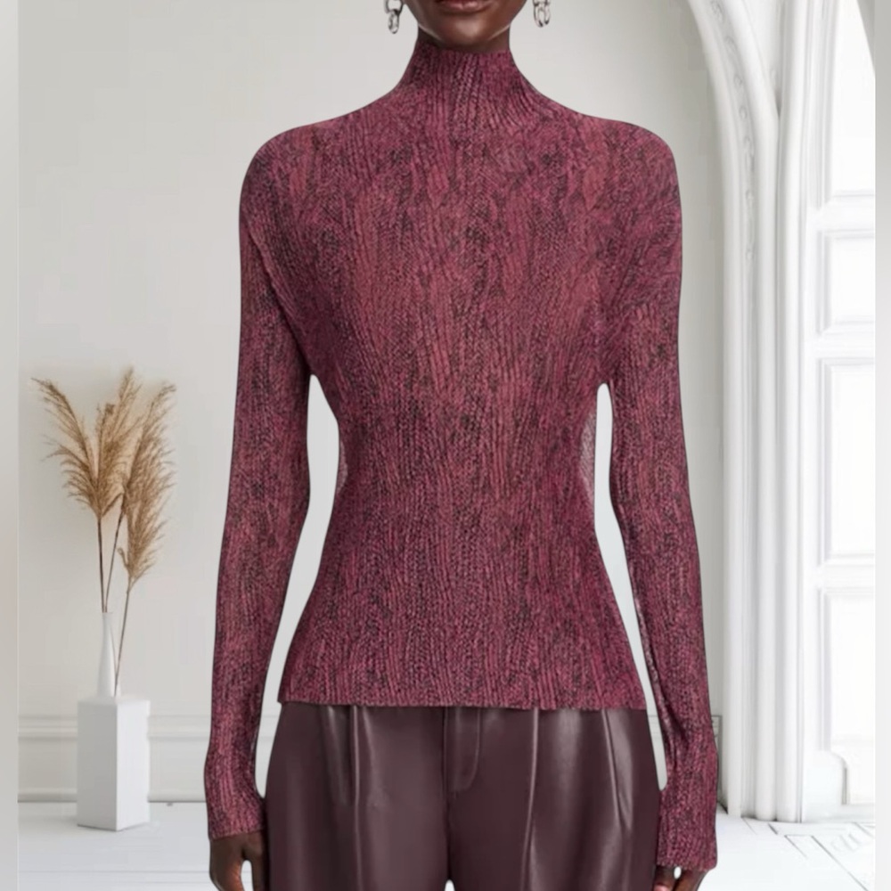 Boss Emata Mesh Top Sz XL Animal Print